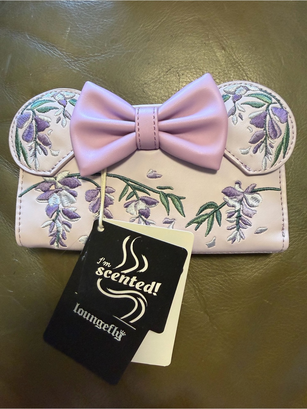 Loungefly Lavender Floral Bow Scented Wallet